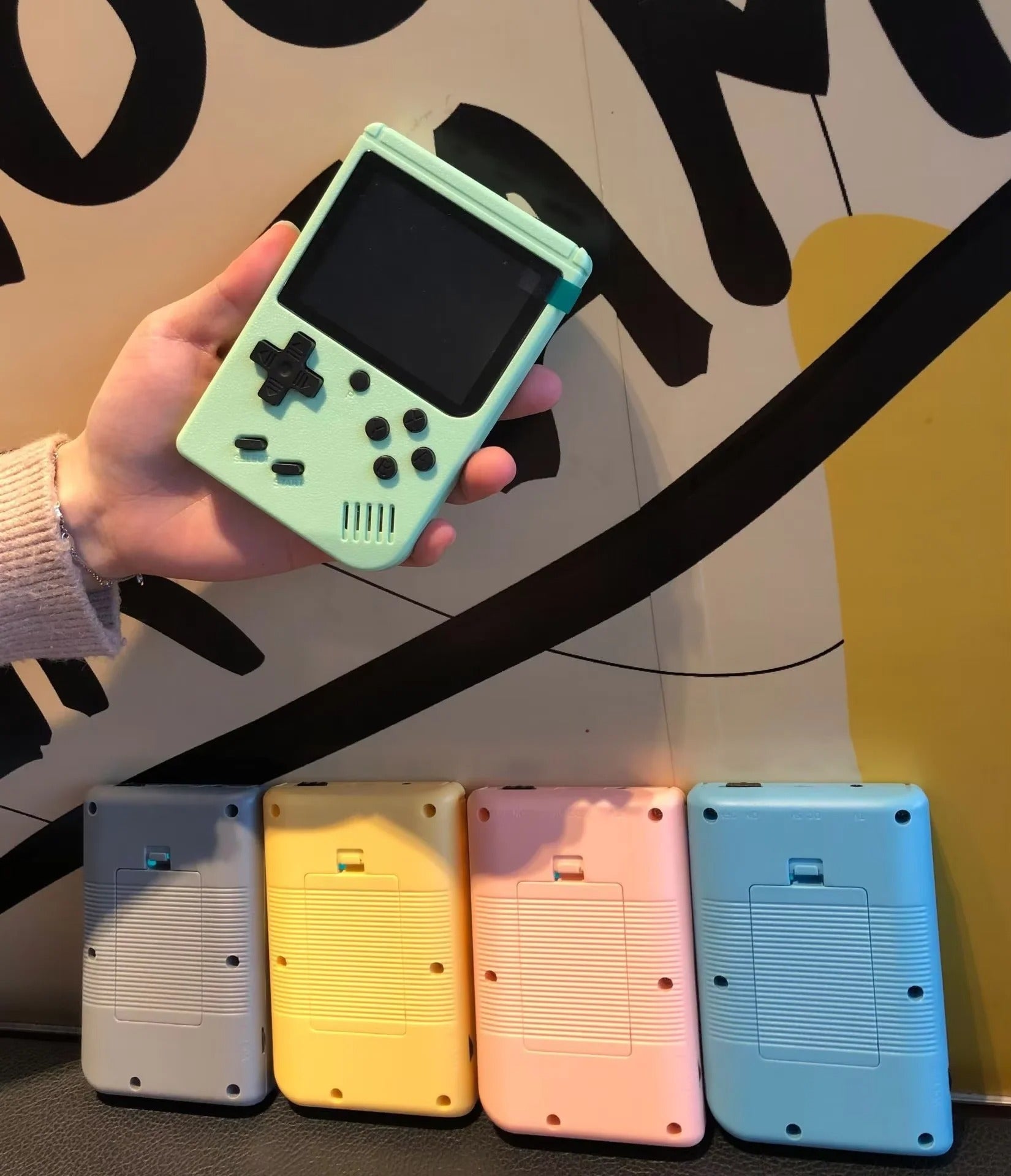 400 in 1 Mini Handheld Game Console | 2.4" Color LCD Screen | 8-Bit Retro Video Game Player | Portable Pocket Gameboy with TV Output | Rechargeable Battery | Gift for Kids & Adults