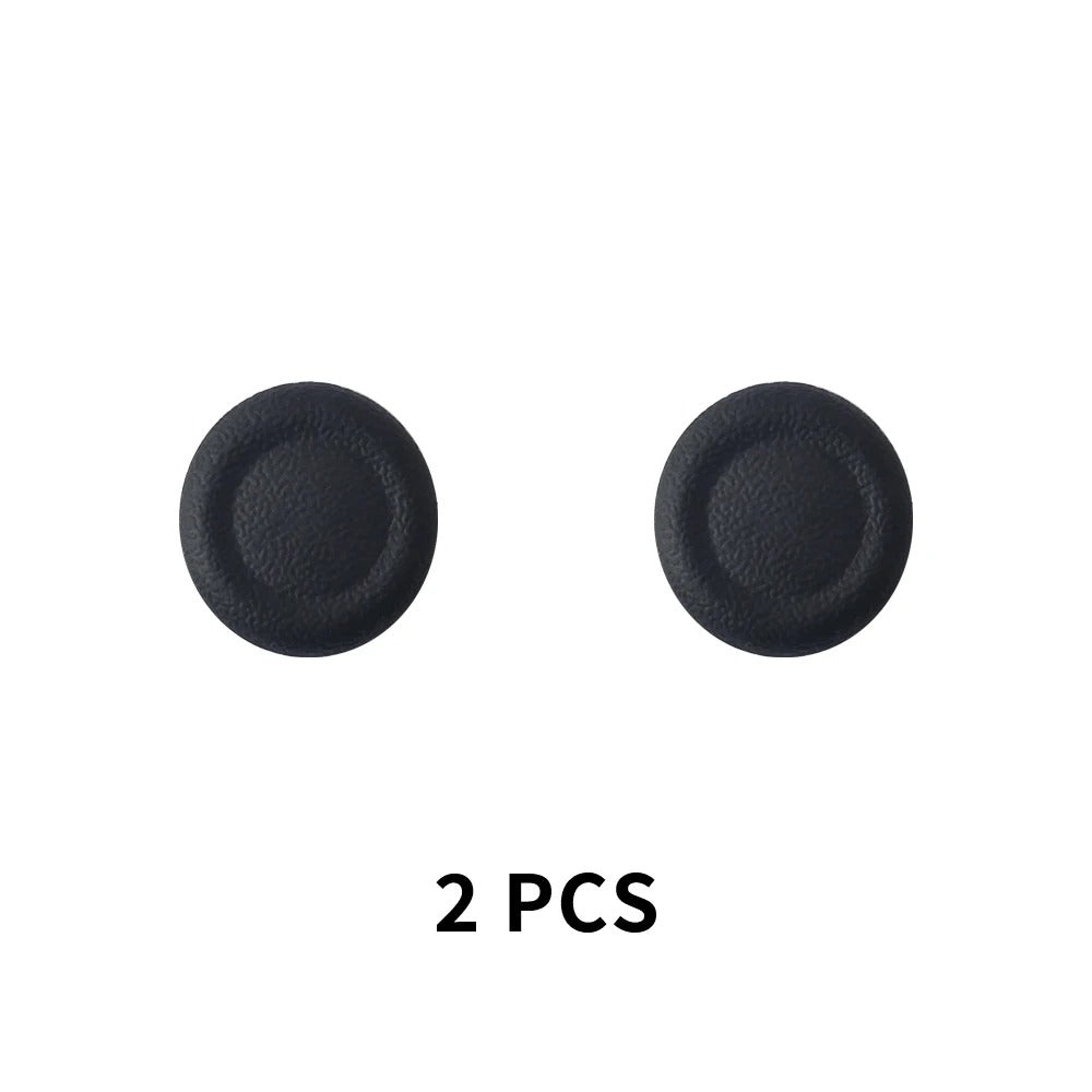 PS5/PS4 Thumb Grip Caps | 6-Piece Silicone Anti-Slip Joystick Cover Set | Replacement Analog Stick Grips for PlayStation 5 & 4 Controllers — Black