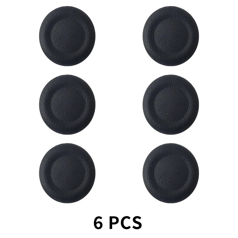 PS5/PS4 Thumb Grip Caps | 6-Piece Silicone Anti-Slip Joystick Cover Set | Replacement Analog Stick Grips for PlayStation 5 & 4 Controllers — Black