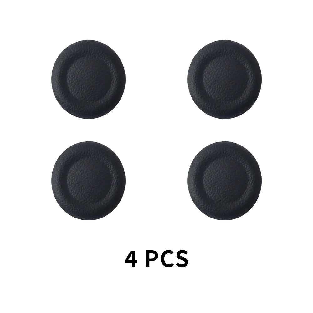 PS5/PS4 Thumb Grip Caps | 6-Piece Silicone Anti-Slip Joystick Cover Set | Replacement Analog Stick Grips for PlayStation 5 & 4 Controllers — Black